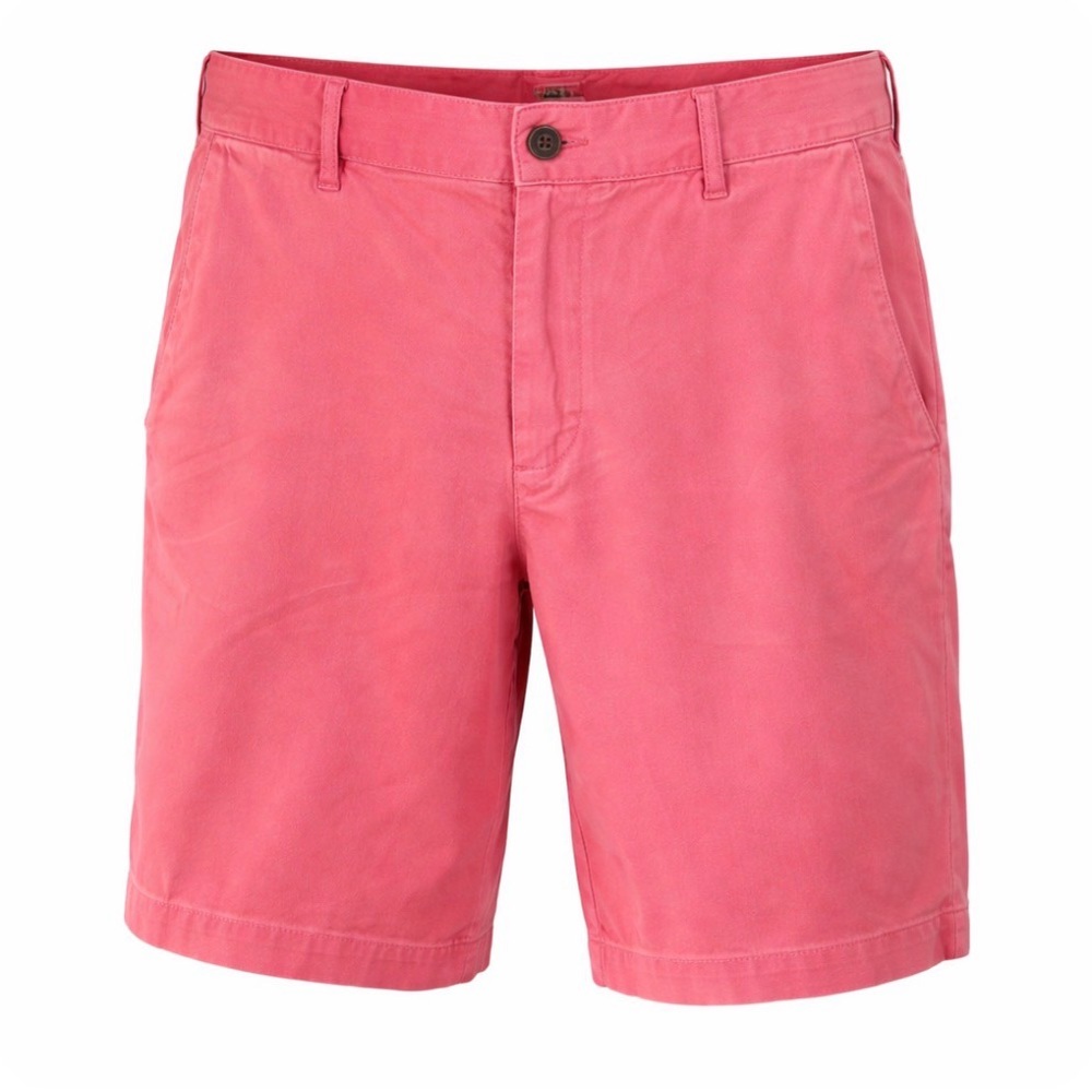 Faherty Chino Shorts Men's Size 31 Faded Red Casual Golf Cotton Blend Stretch
